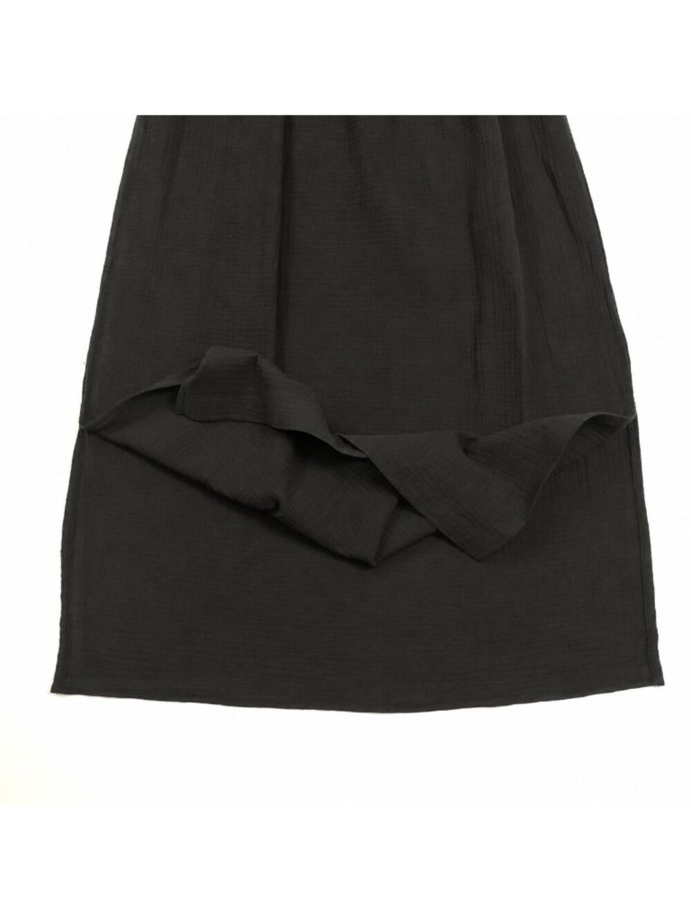 Madewell Knit Tank Midi Dress Women’s Small True Black Mixed Media Cotton EUC - Picture 15 of 16